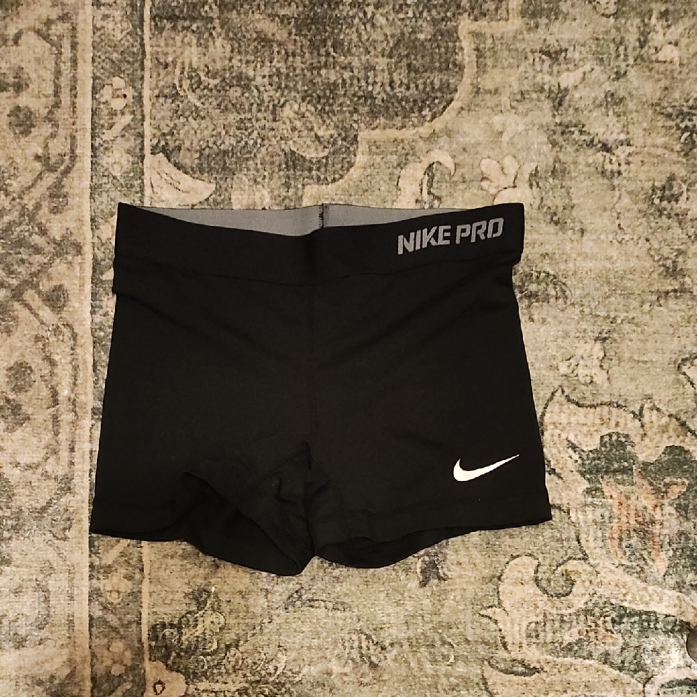 Nike Black and White Pro Shorts